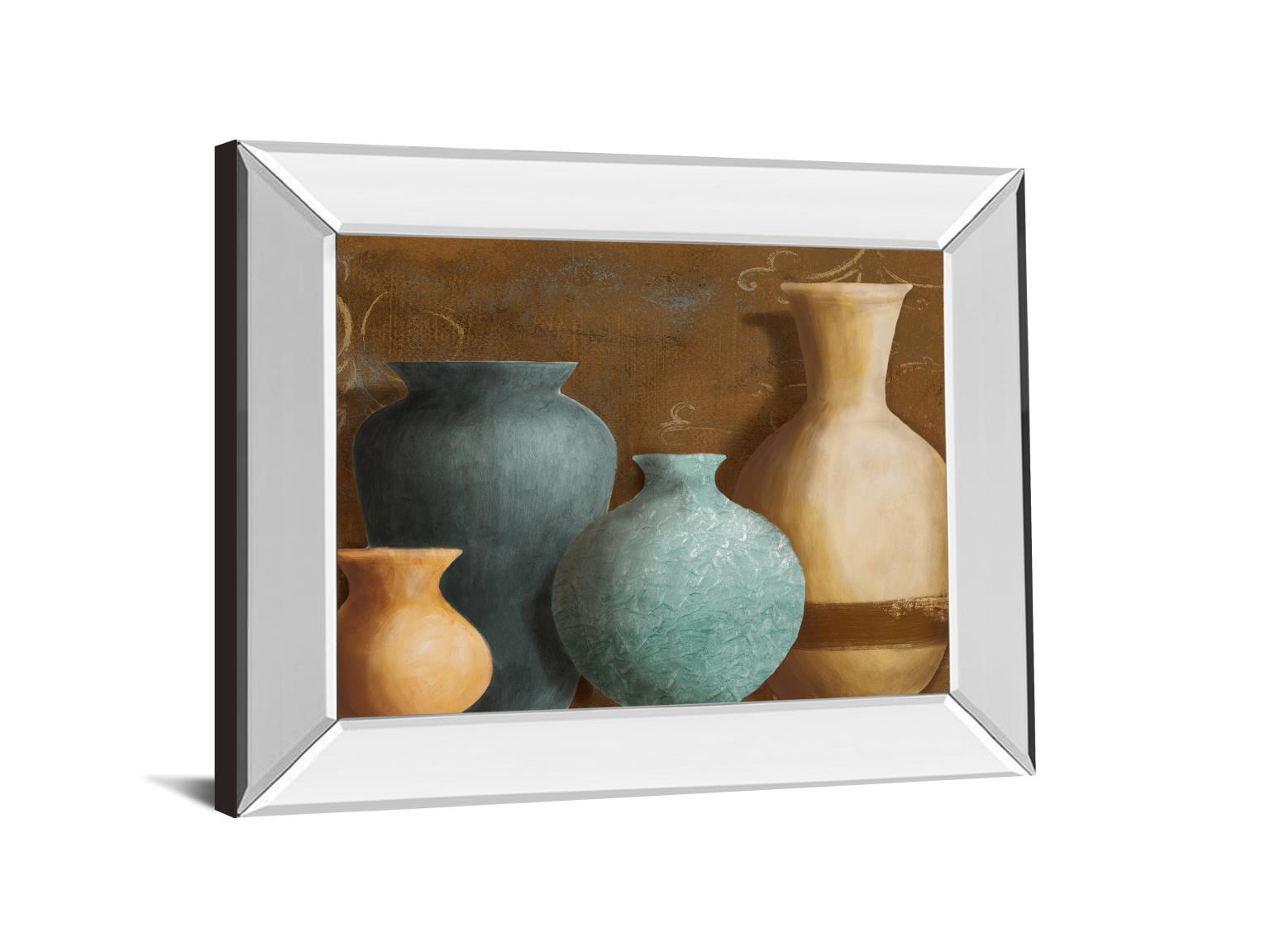 Mirrored Frame Ancient Clay Ii By Lanie Loreth 22X26 Mirror Frame Print