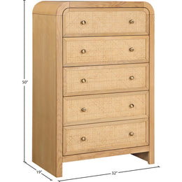 Meridian Siena Natural Chest