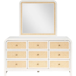 Meridian Siena White Dresser