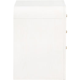 Meridian Siena White Night Stand