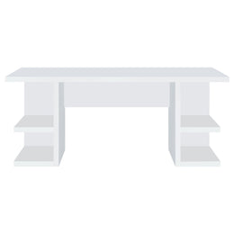 Alice 71-inch 4-shelf Engineered Wood Writing Desk White