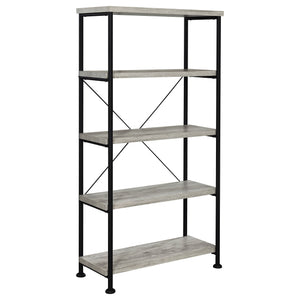 Analiese 63-inch 4-shelf Bookshelf Grey Driftwood