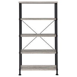 Analiese 63-inch 4-shelf Bookshelf Grey Driftwood