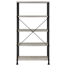 Analiese 63-inch 4-shelf Bookshelf Grey Driftwood