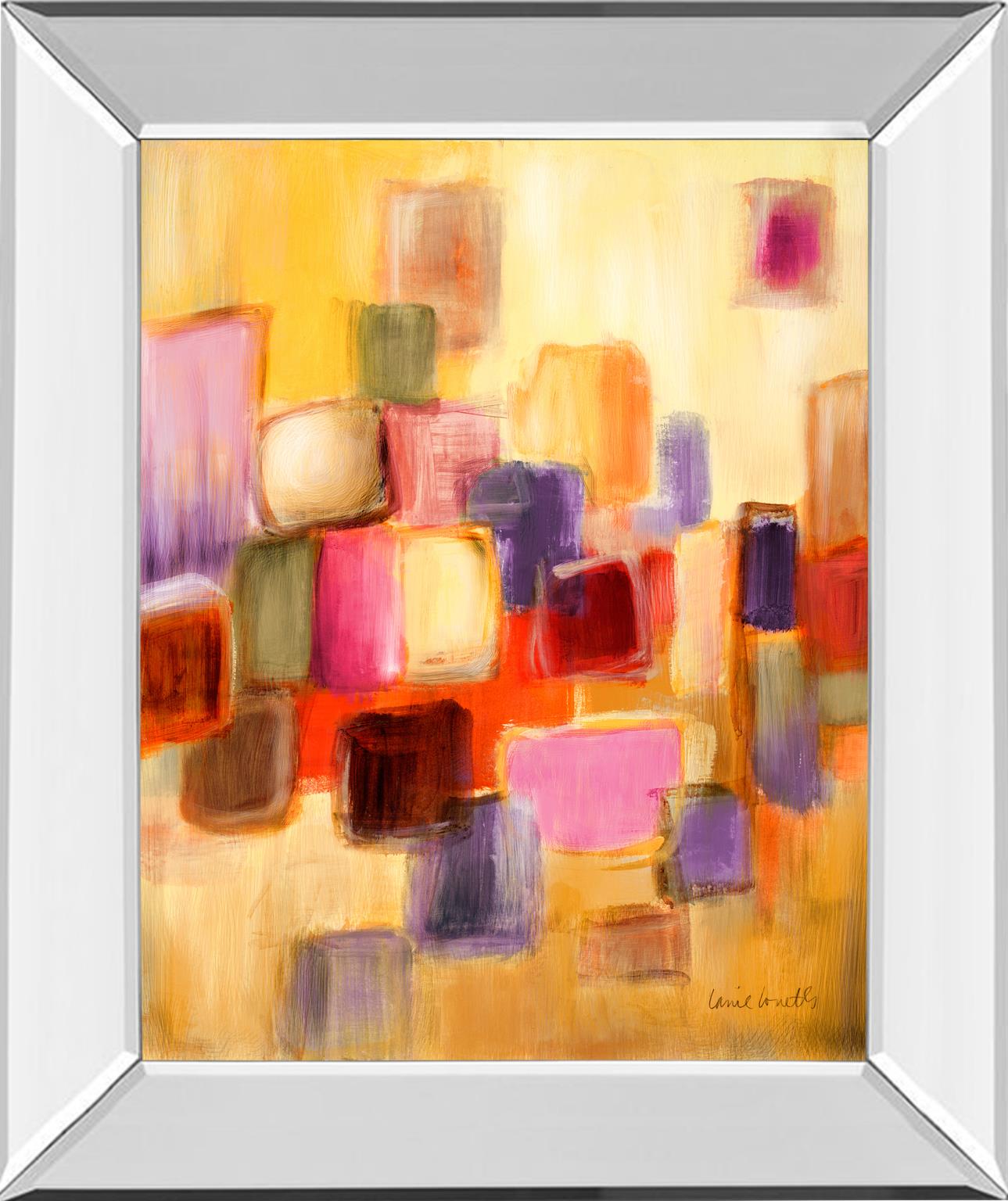 Mirrored Frame Sonata I By Lanie Loreth 22X26 Mirror Frame Print