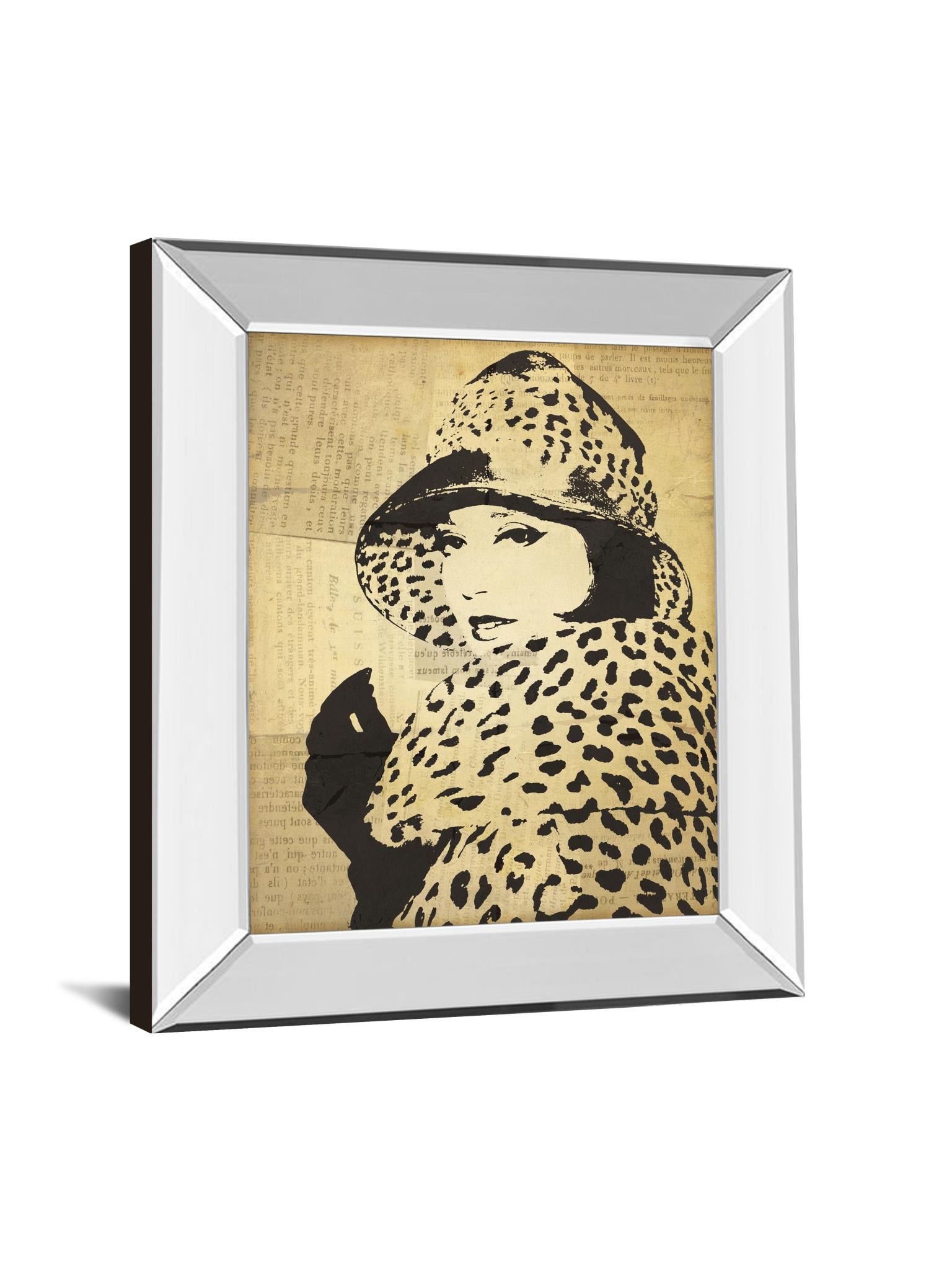 Mirrored Frame Fashion News Ii By Wild Apple Graphics 22X26 Mirror Frame Print