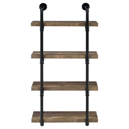 Elmcrest 24-inch 4-shelf Wall Bookshelf Grey Driftwood