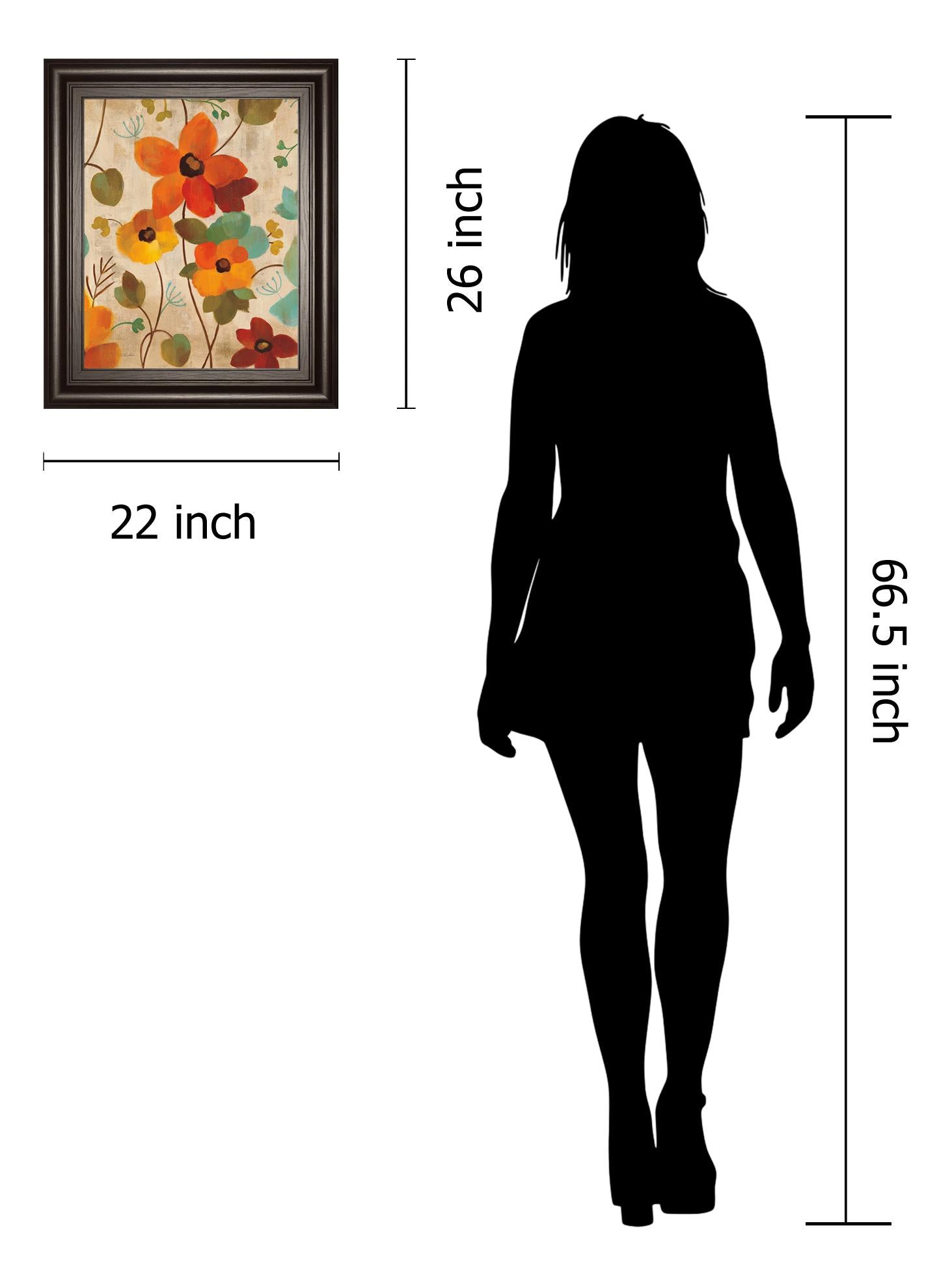 Vibrant Embroidery Iii  By Silvia Vassileva 22X26 Framed Print