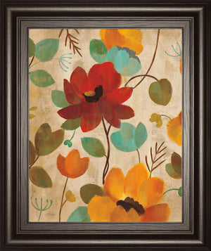 Vibrant Embroidery Ii By Silvia Vassileva 22X26 Framed Print