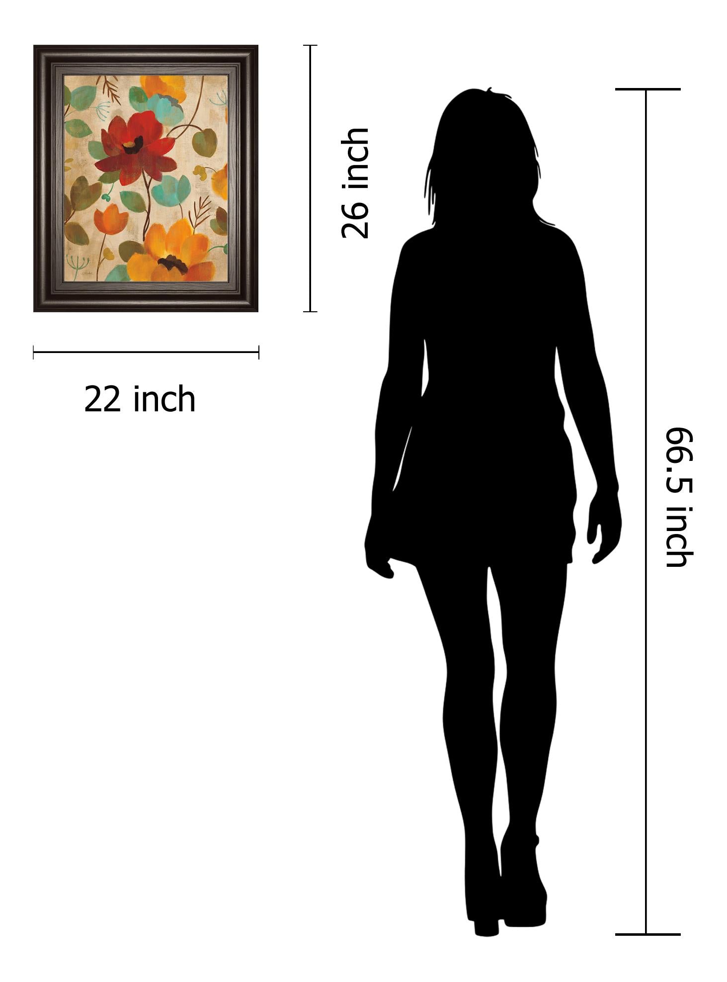 Vibrant Embroidery Ii By Silvia Vassileva 22X26 Framed Print