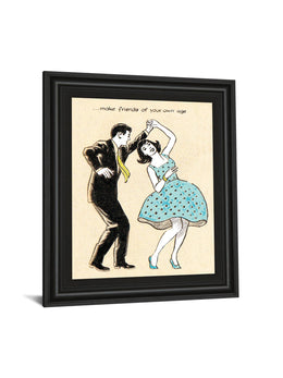 Make Friends Of Your Own Age By Roy Newby 22X26 Framed Print