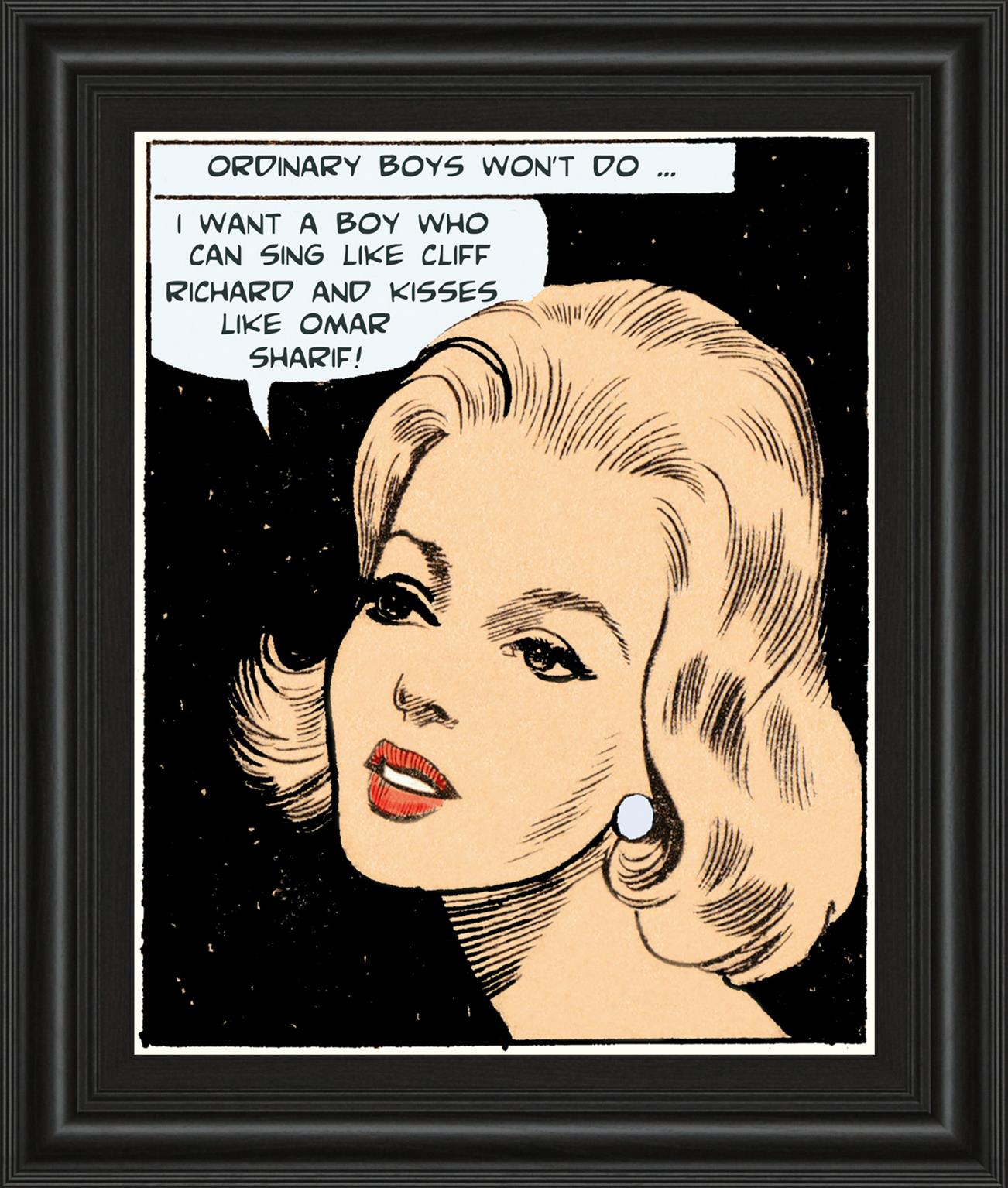 Ordinary Boys Won'T Do By Roy Newby 22X26 Framed Print