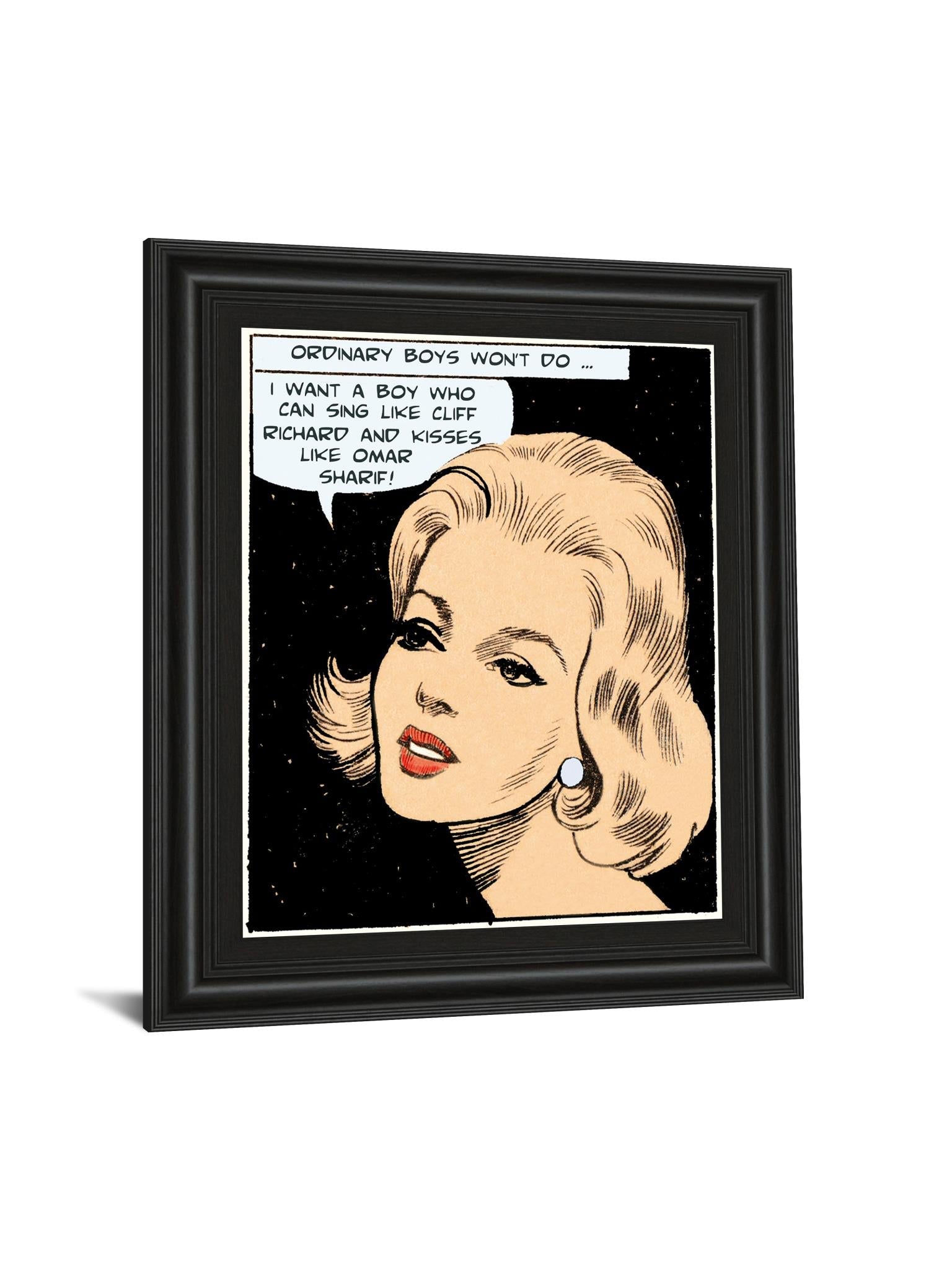 Ordinary Boys Won'T Do By Roy Newby 22X26 Framed Print