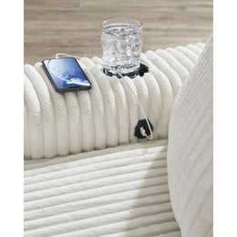 Swipe Furniture Exclusive Design Lindyn Fabric Chaise 2110415