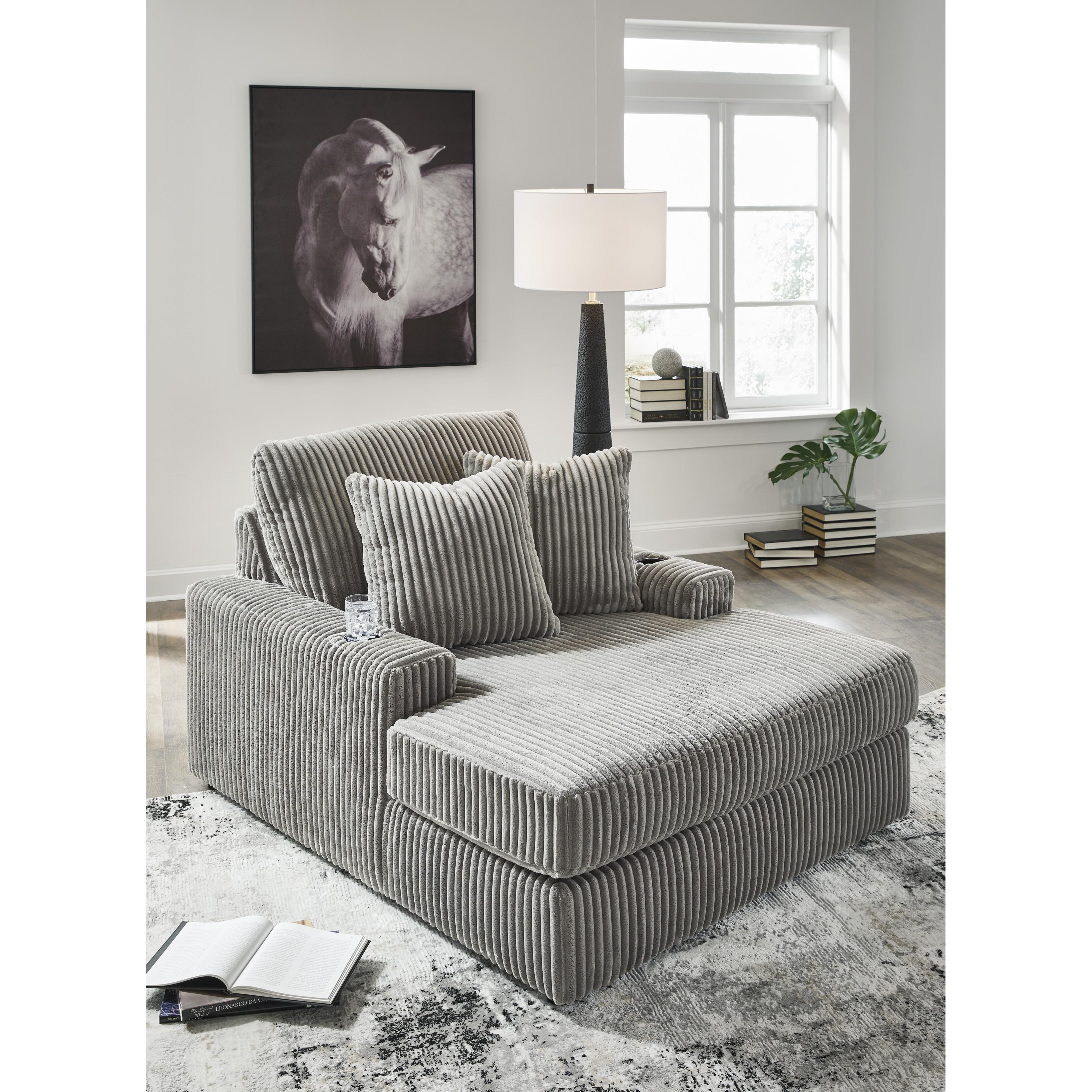 Swipe Furniture Exclusive Design  Lindyn Fabric Chaise 2110515