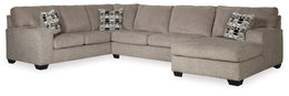 Ballinasloe 3-Piece Sectional with Ottoman
