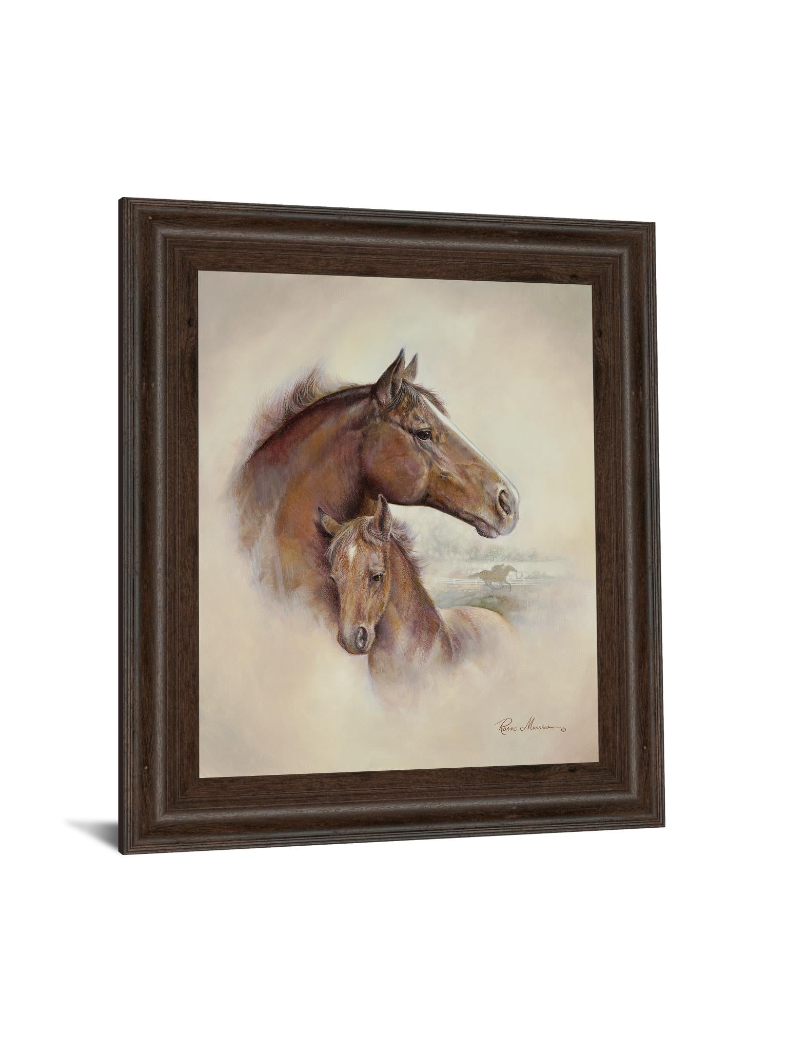 Race Horse Ii By Ruane Manning 22X26 Framed Print