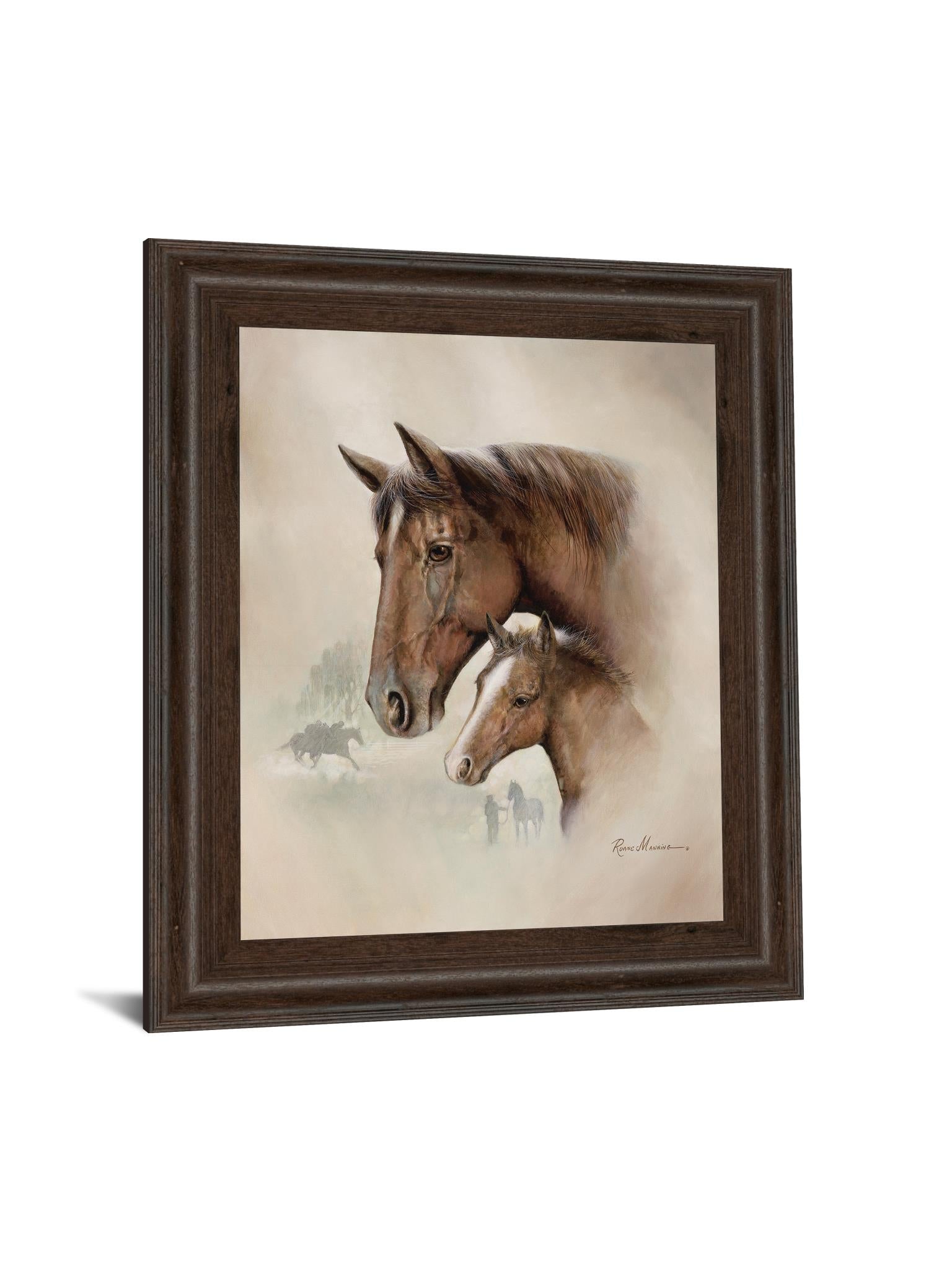 Race Horse I By Ruane Manning 22X26 Framed Print