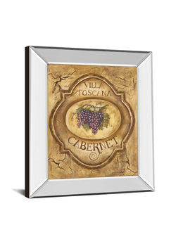 Mirrored Frame Cabernet By Gregory Gorham 22X26 Mirror Frame Print