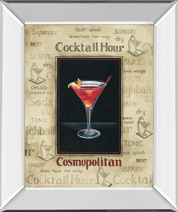 Mirrored Frame Cosmopolitan By Gregory Gorham 22X26 Mirror Frame Print