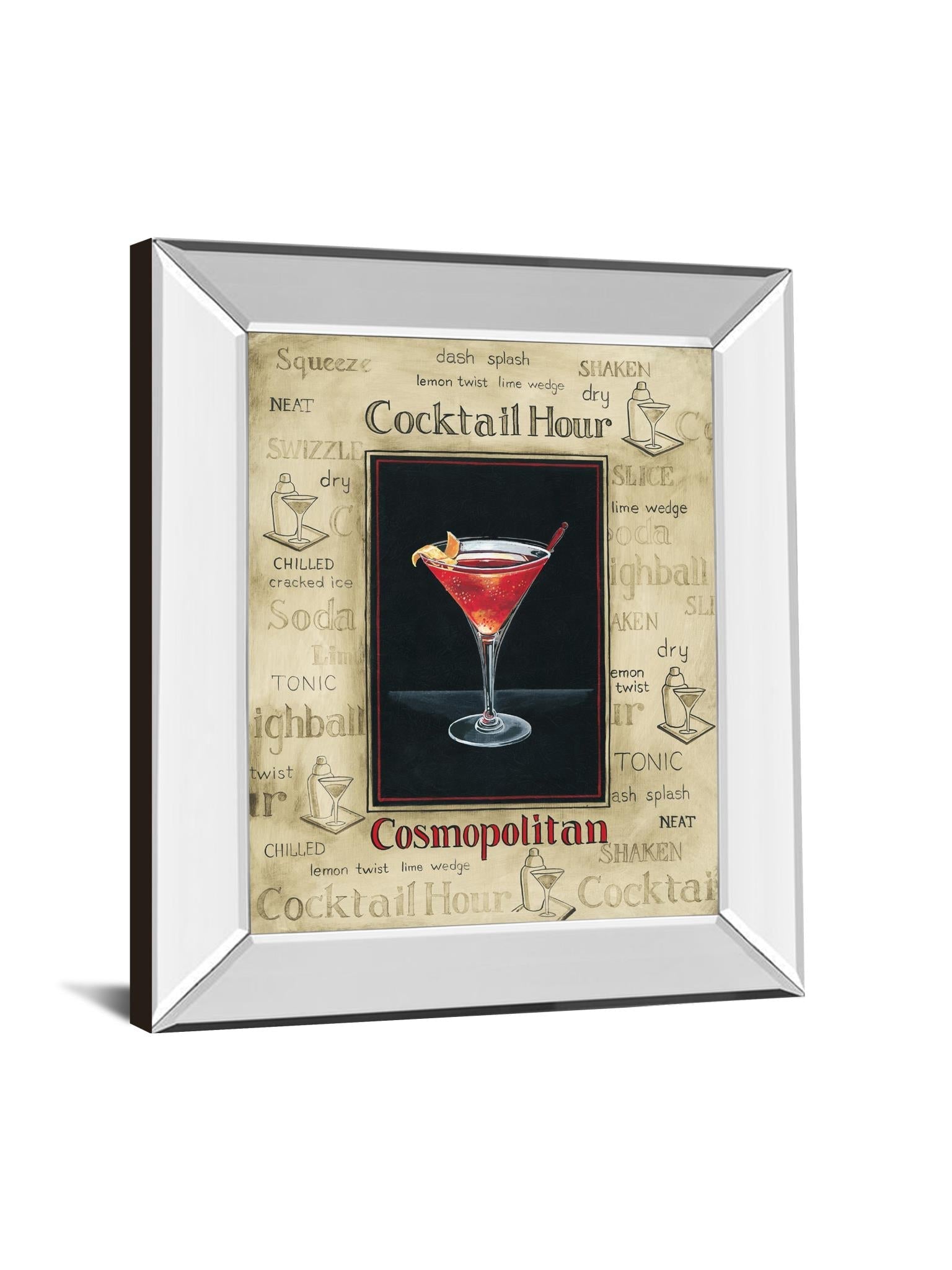 Mirrored Frame Cosmopolitan By Gregory Gorham 22X26 Mirror Frame Print
