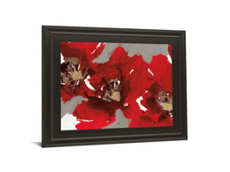 Red Poppy Forest I By N. Barnes 22X26 Framed Print