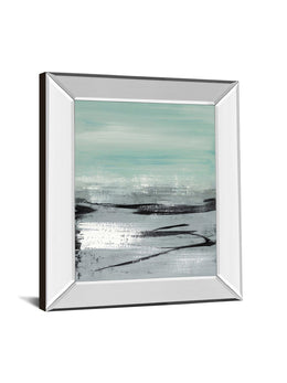 Mirrored Frame Beach I By Heather Mcalpine 22X26 Mirror Frame Print
