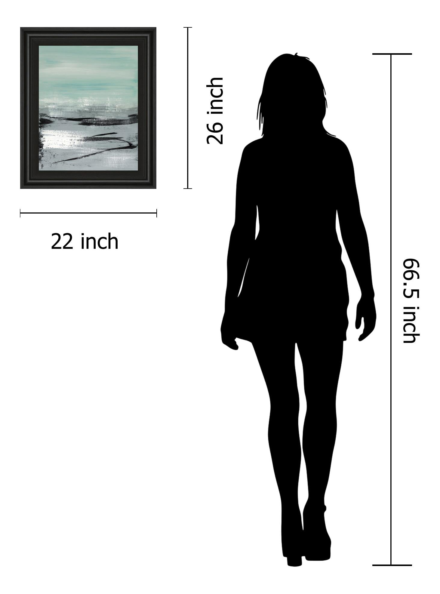 Beach I By Heather Mcalpine 22X26 Framed Print