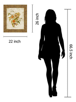 Roses On Newsprint I  By Lanie Loreth 22X26 Framed Print