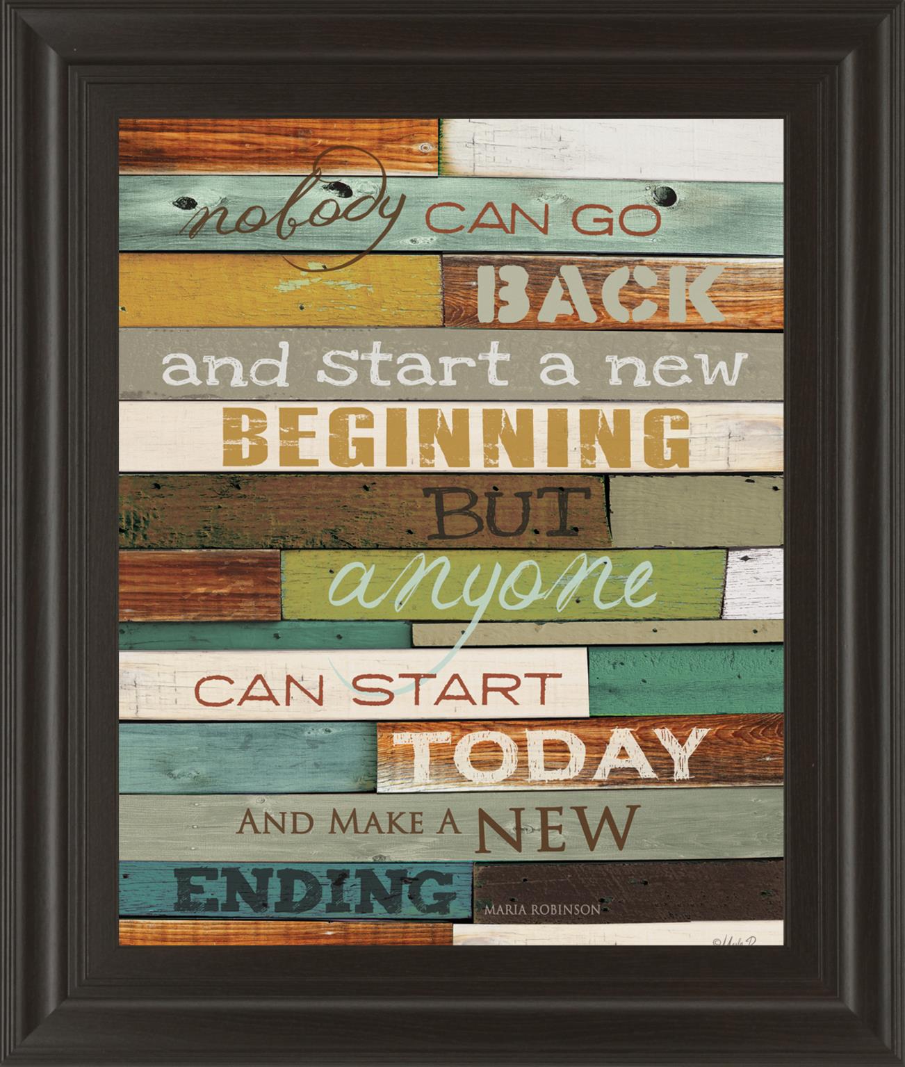 Make A New Ending By Marla Rae 22X26 Framed Print