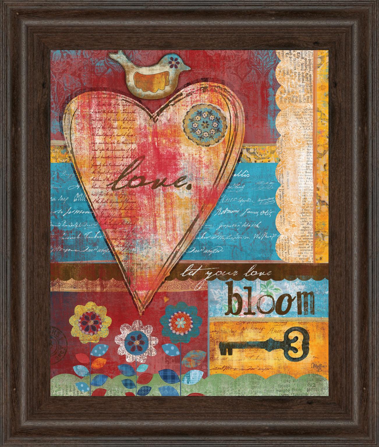 Love By Mollie B 22X26 Framed Print