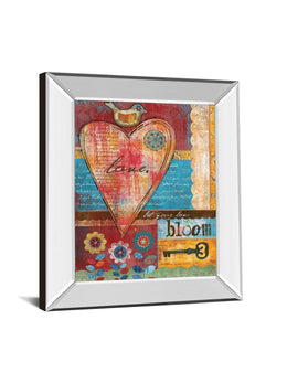 Mirrored Frame Love By Mollie B 22X26 Mirror Frame Print