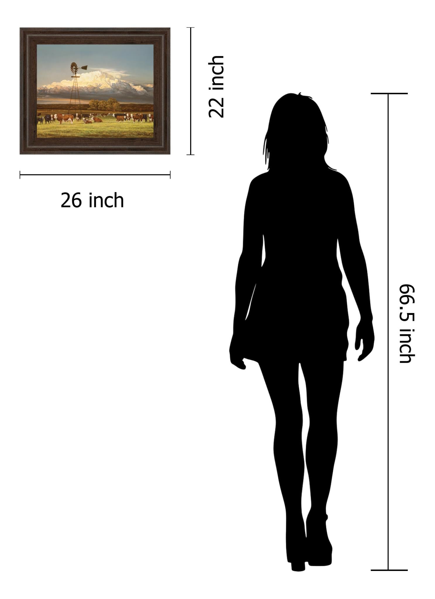 Summer Pastures By Bonnie Mohr ***Monl*** 22X26 Framed Print