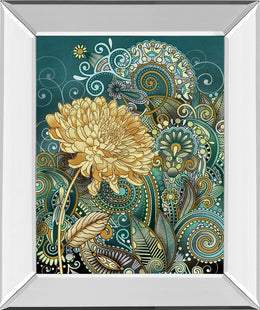 Mirrored Frame Inspired Blooms 1 By Conrad Knutsen 22X26 Mirror Frame Print