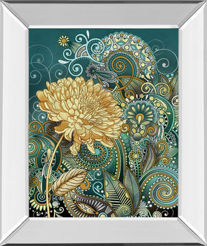 Mirrored Frame Inspired Blooms 1 By Conrad Knutsen 22X26 Mirror Frame Print