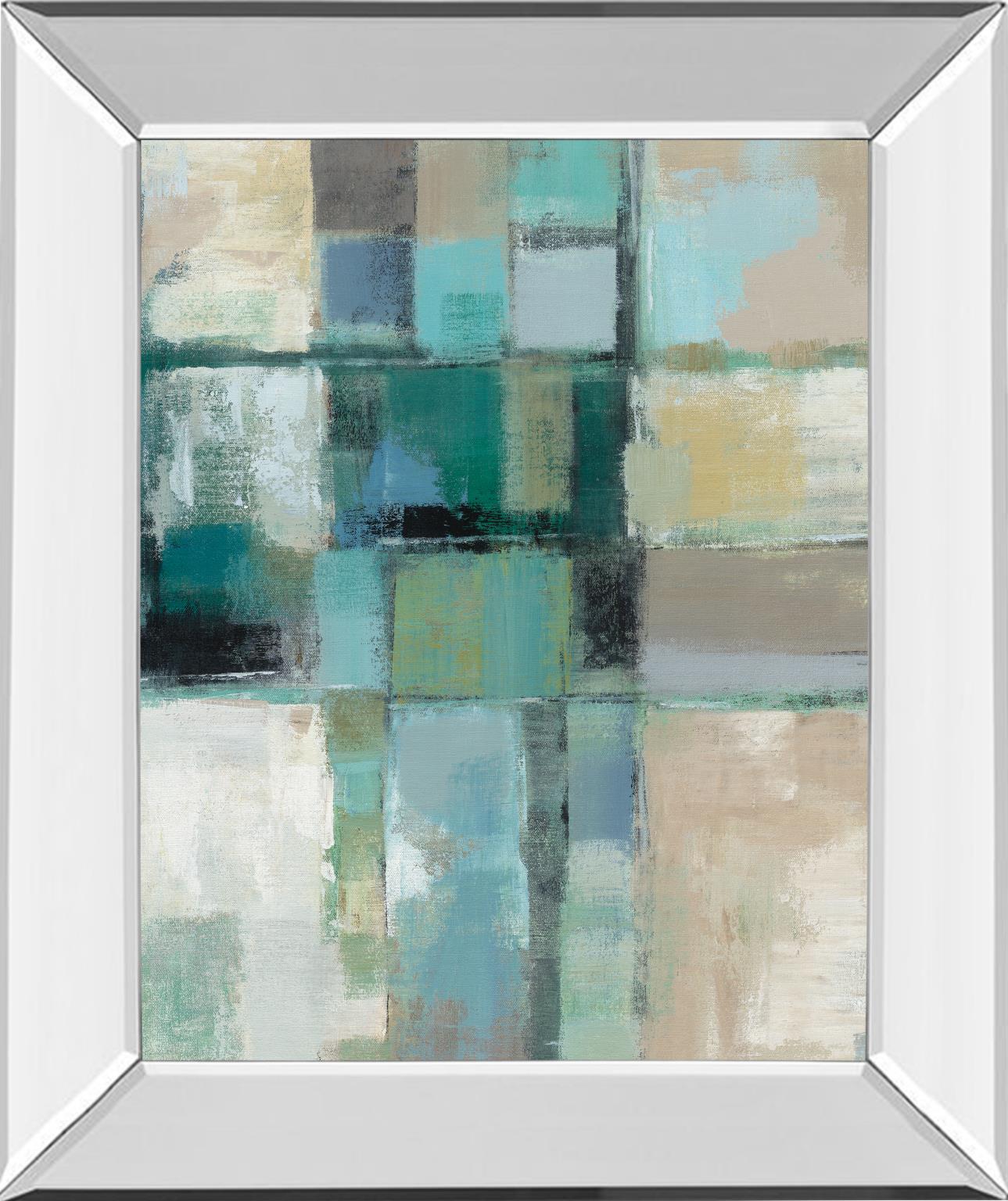 Mirrored Frame Island Hues Crop 2 By Sylvia Vassileva 22X26 Mirror Frame Print
