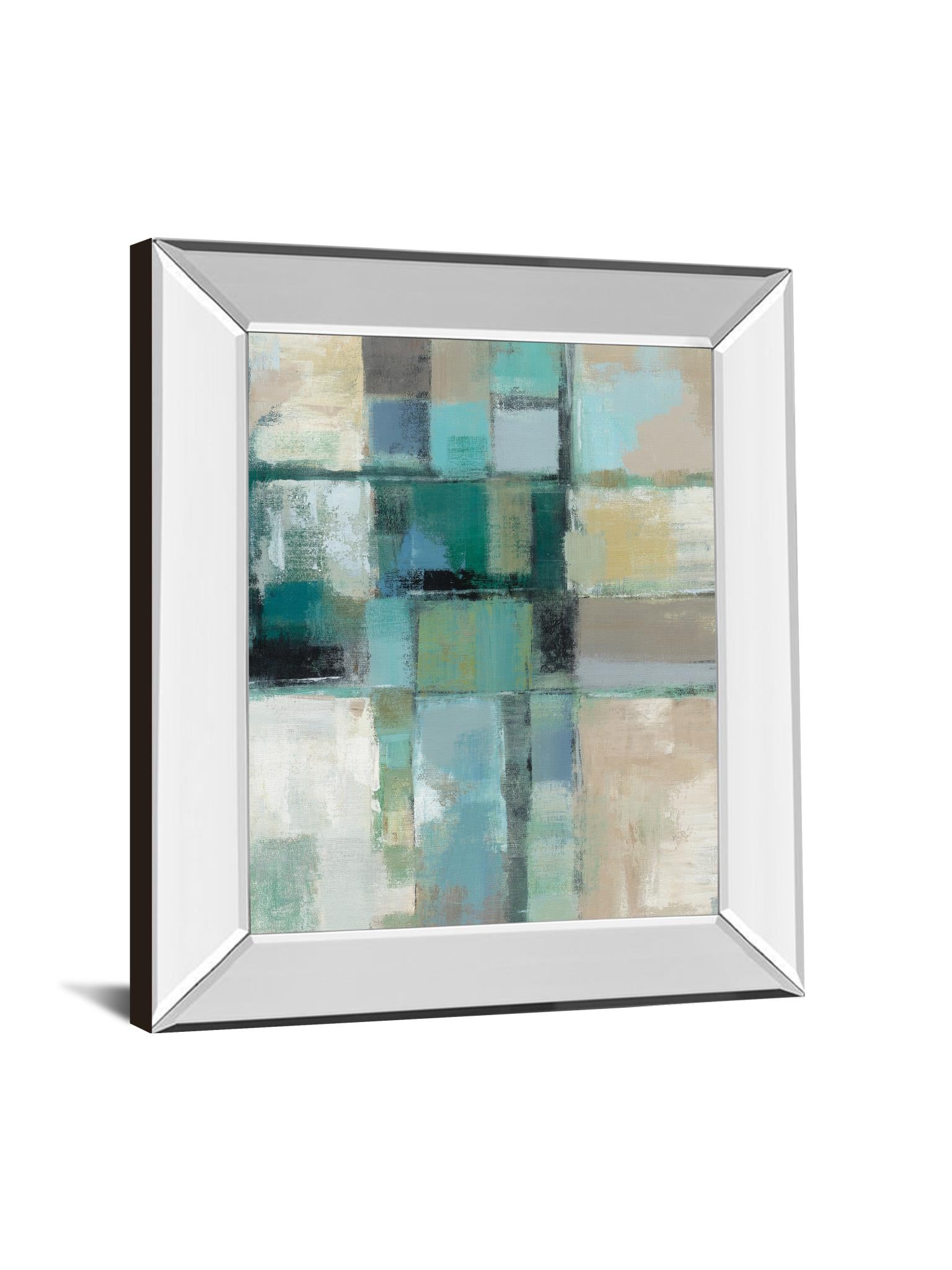 Mirrored Frame Island Hues Crop 2 By Sylvia Vassileva 22X26 Mirror Frame Print