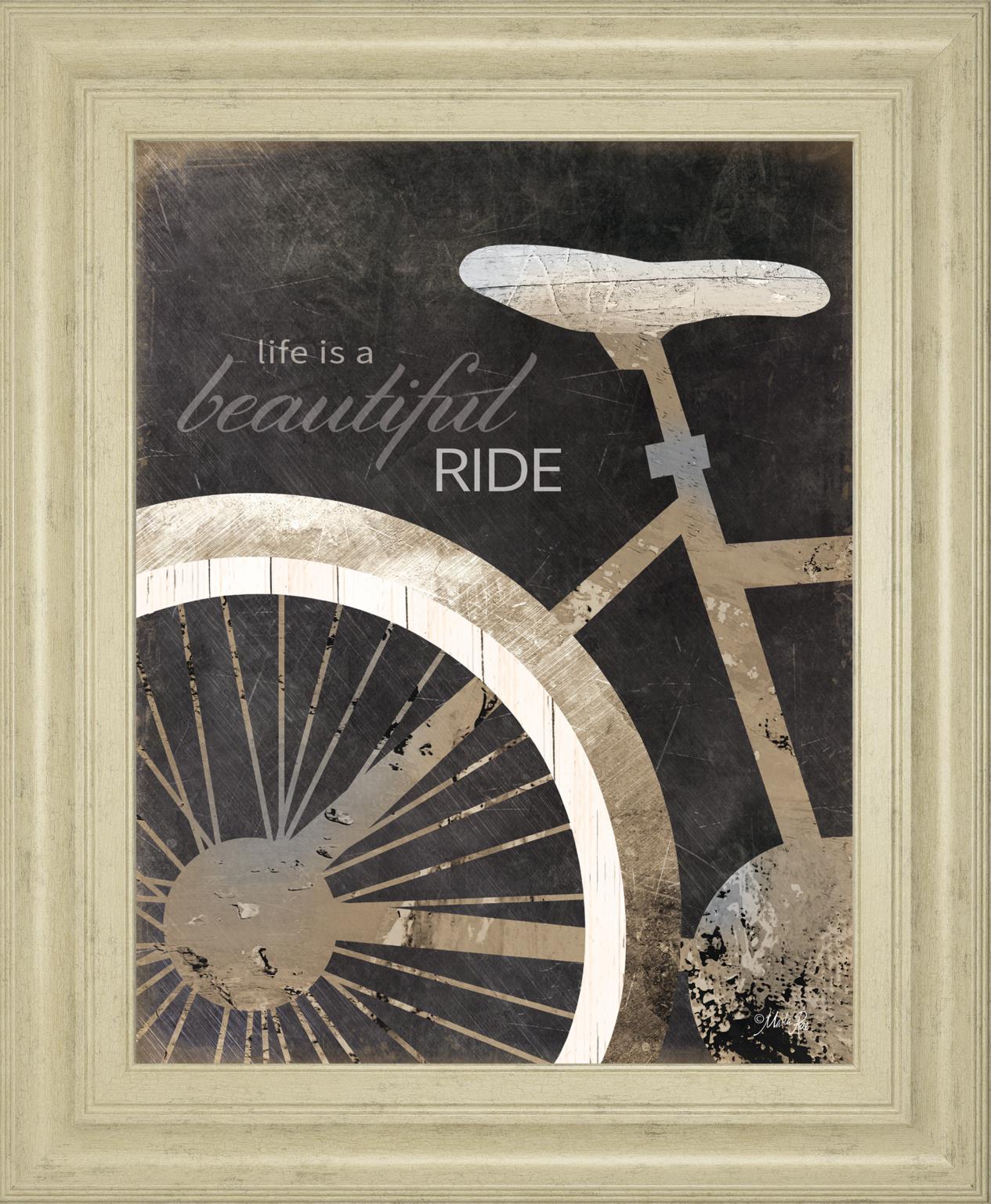 Life Is A Beautiful Ride By Marla Rae 22X26 Framed Print