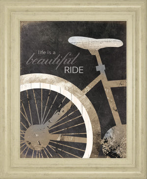 Life Is A Beautiful Ride By Marla Rae 22X26 Framed Print