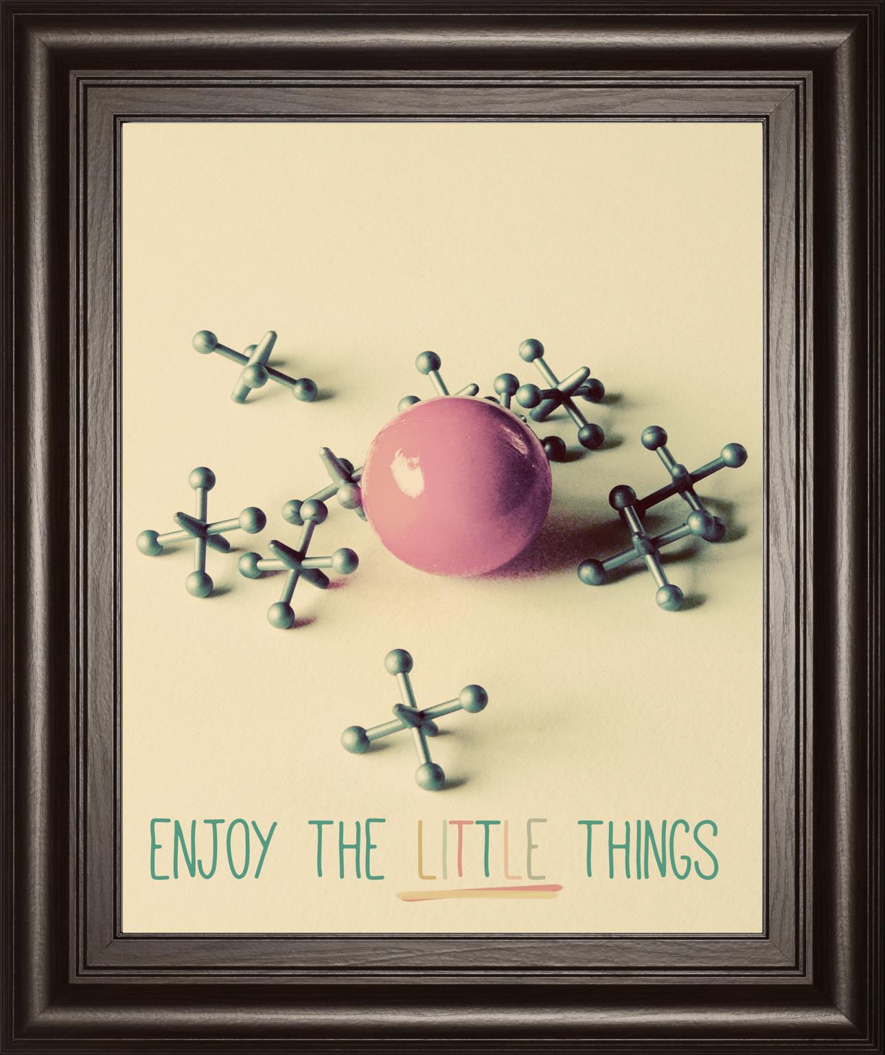 Enjoy The Little Things By Gail Peck 22X26 Framed Print