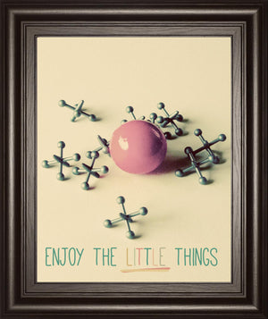 Enjoy The Little Things By Gail Peck 22X26 Framed Print