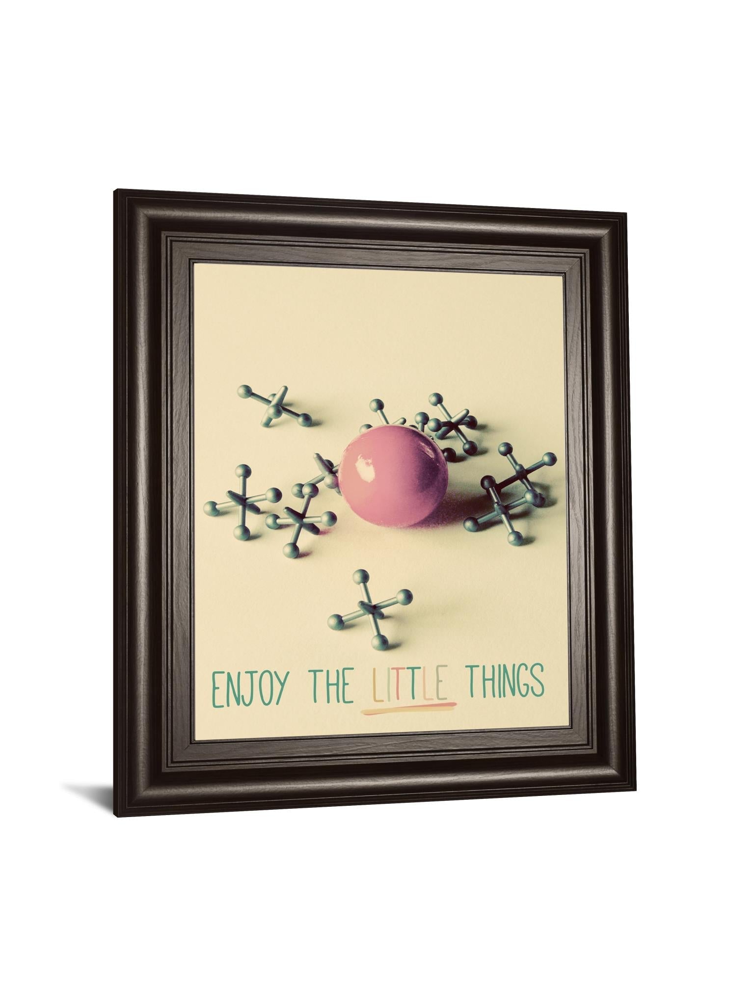 Enjoy The Little Things By Gail Peck 22X26 Framed Print