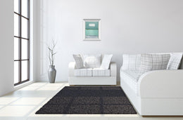 Mirrored Frame Azure 1 By Caroline Gold 22X26 Mirror Frame Print
