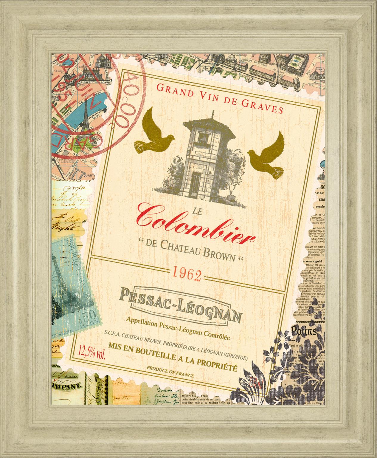 Wine Tour 1  By Maria Mendez 22X26 Framed Print