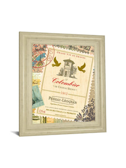 Wine Tour 1  By Maria Mendez 22X26 Framed Print