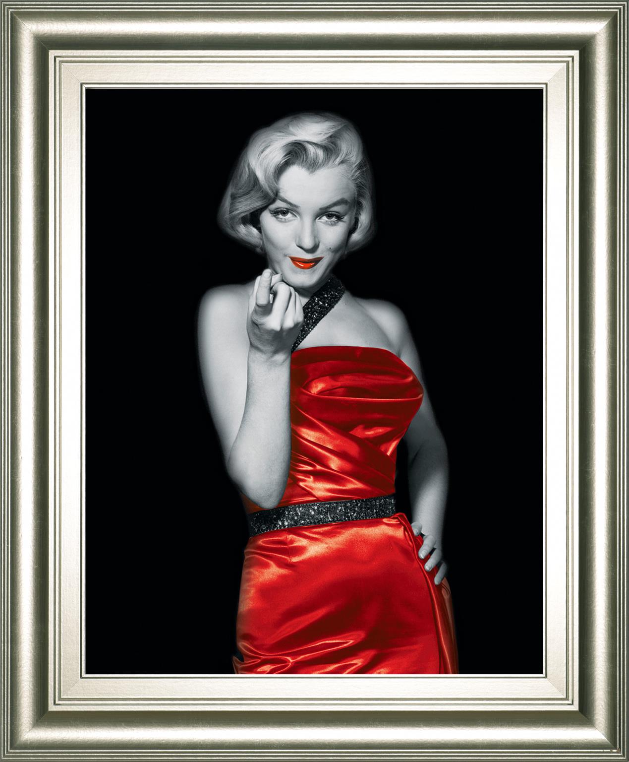 Lady In Red 2  By Chelsea Collection 22X26 Framed Print