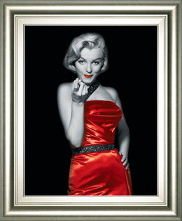 Lady In Red 2  By Chelsea Collection 22X26 Framed Print