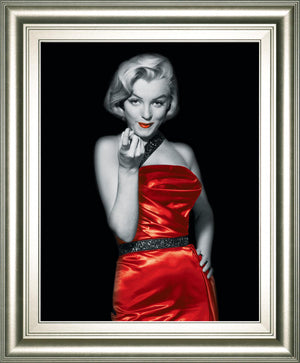 Lady In Red 2  By Chelsea Collection 22X26 Framed Print