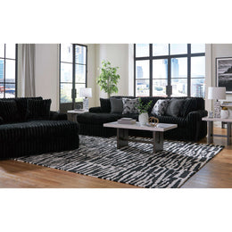 Swipe Furniture Exclusive Design Midnight-Madness Fabric 2 pc Sectional 9810316/9810367