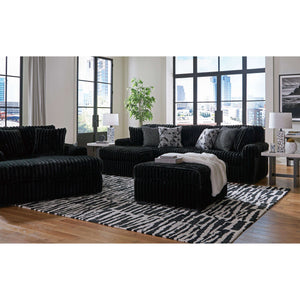Swipe Furniture Exclusive Design Midnight-Madness Fabric 2 pc Sectional 9810316/9810367